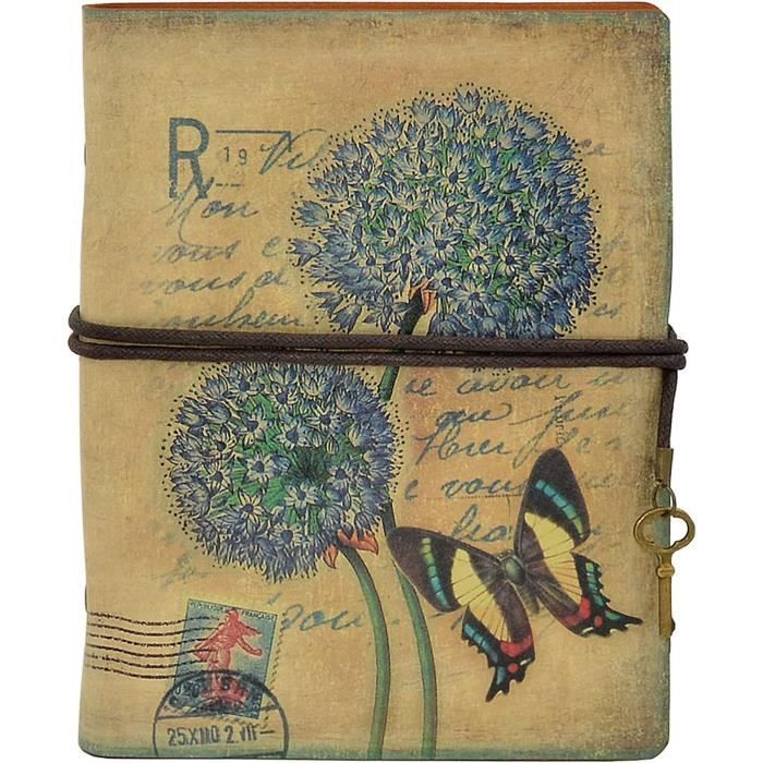 Carnet De Notes A5 Rétro Avec Verrouillage Par Mot De Passe