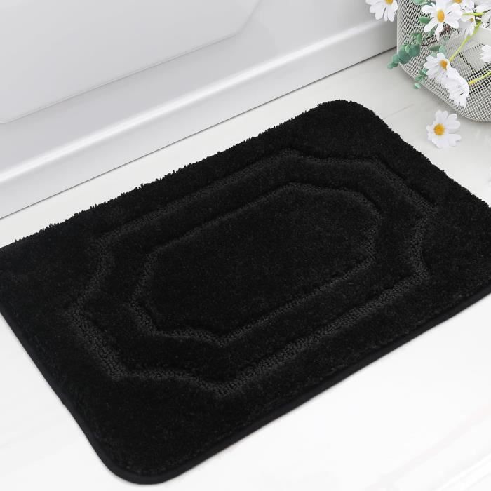Tapis Carre Tapis De Douche Antidérapant BWBIKE 69x69cm - PVC Avec Ventouses Drainage Rapide Salle Bain - 1
