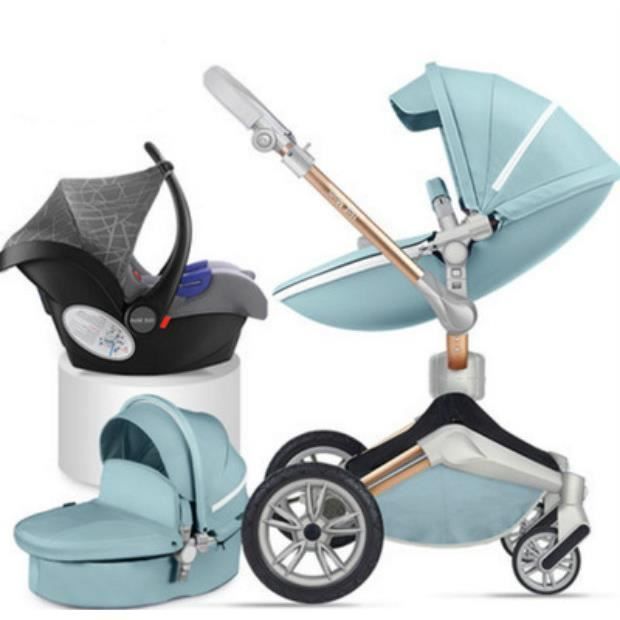 Bébé poussette 3 en 1 système de et siège auto, 360 ° fonction de Rotation  enfants poussette, luxe landau - Achat / Vente poussette 2008232174696 -  Cdiscount