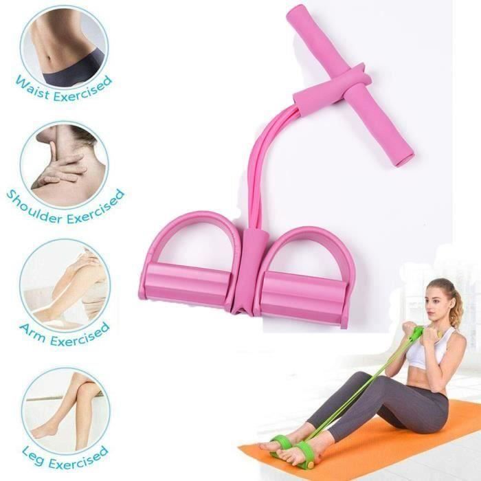 Bande De Résistance Fitness - 6 Tubes, Poignées - Pour Musculation, Yoga, Abdos, Bras, Jambes