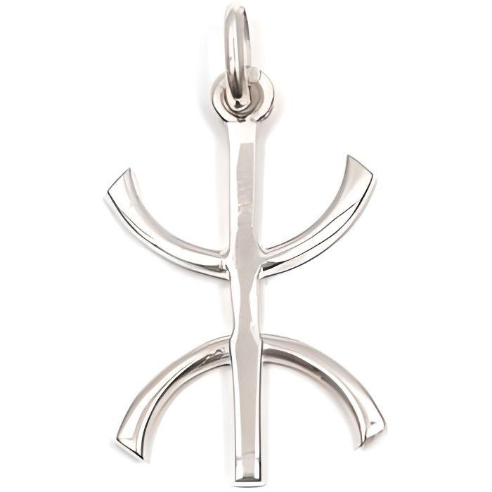 Pendentif croix Berbèreargent 925/°°° garanti sans nickel