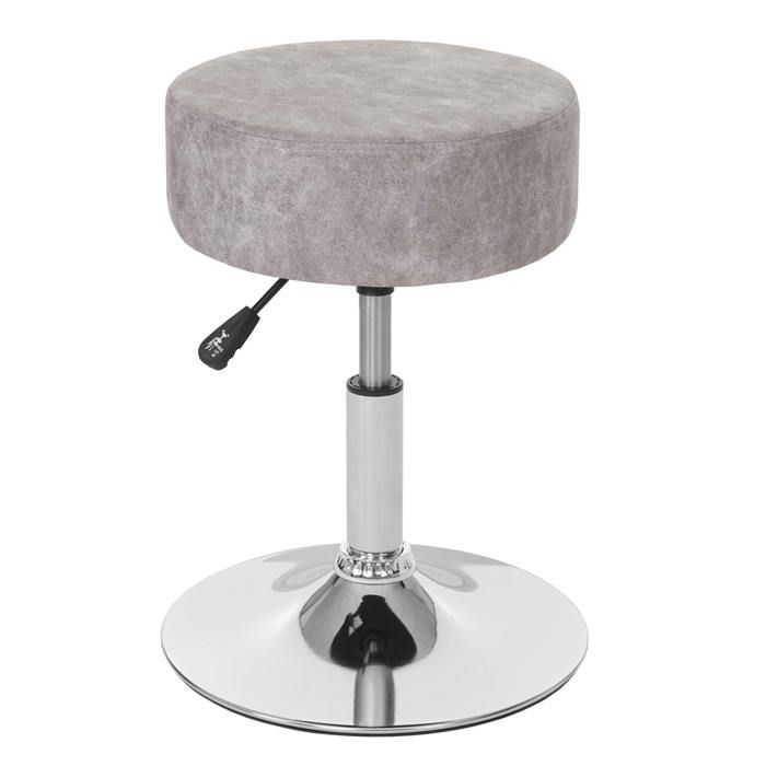 Tabouret de maquillage coiffeuse reglable en hauteur Ø 35 fau par suède