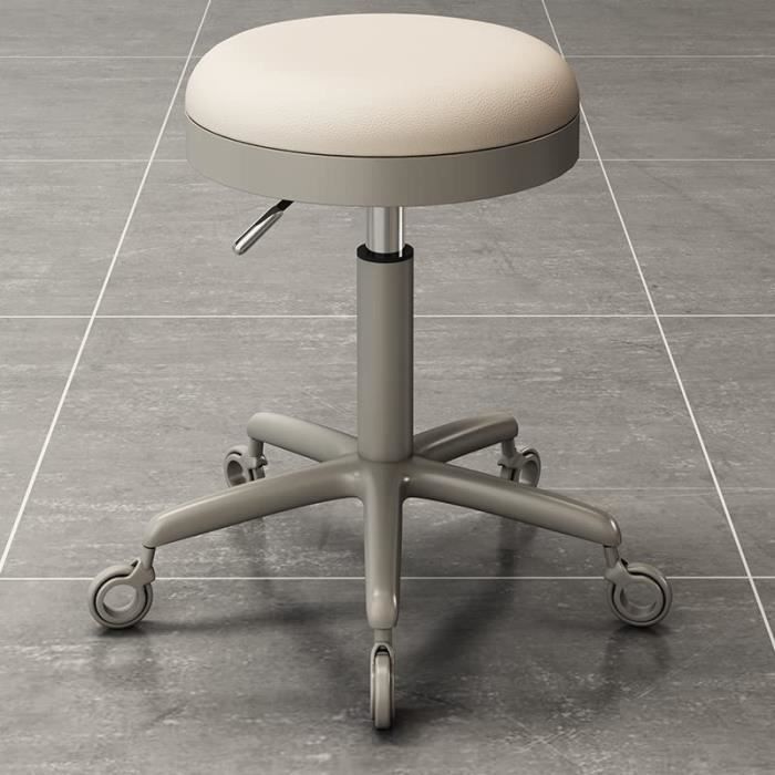 Tabouret à Roulettes Nevada Réglable - Pour Salon De Massage, Esthétique, Tatouage - Hauteur 45-59 Cm