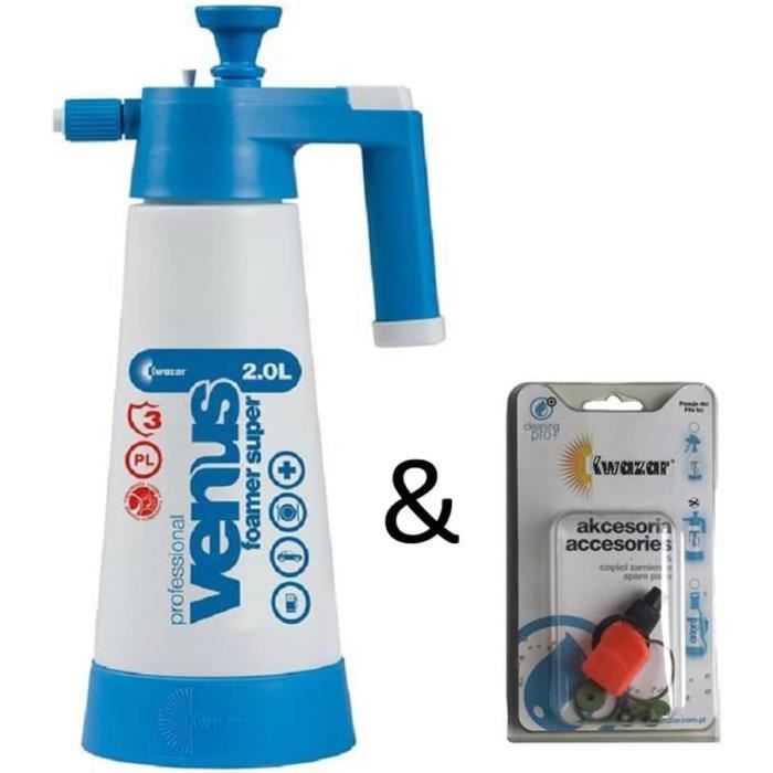 Kwazar Venus Super PRO+ 360° - Pompe A Spruzzo Manuale 1,5 Litri Con Ugello Regolabile E Guarnizioni Viton