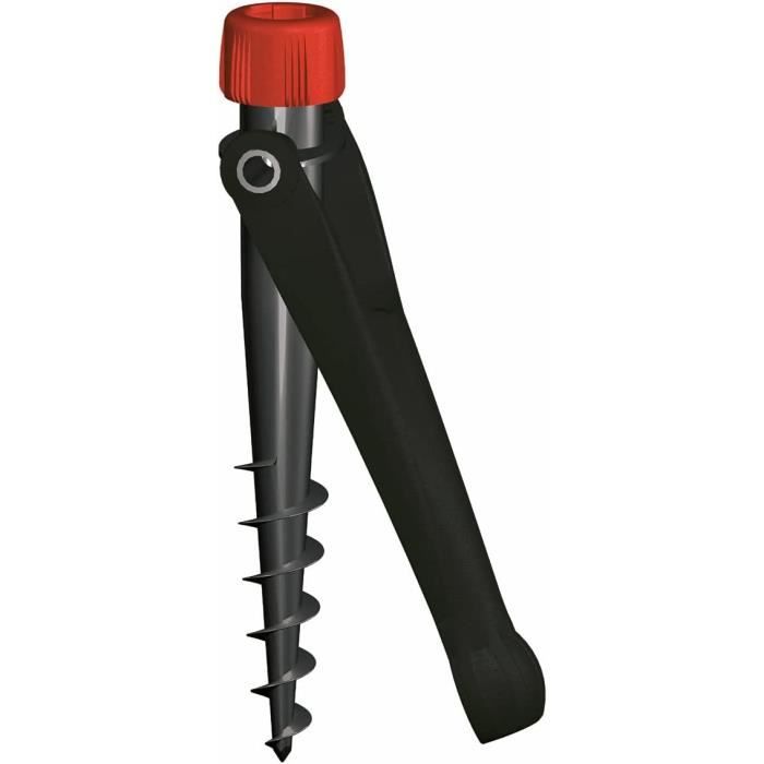 Pied De Parasol Krinner Vario Drill | Pour Plage, Terre, Jardin | Ancrage Sol Stable | Fabriqué En Allemagne