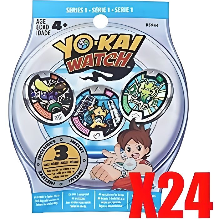 YoKai Watch PA3. Pack de 24 sobres S1. Cdiscount Jeux Jouets