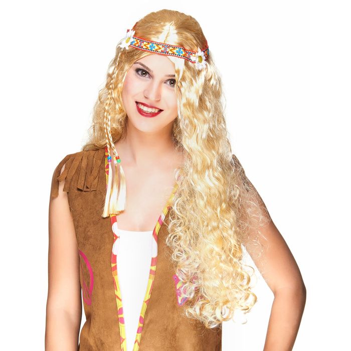 perruque hippie femme