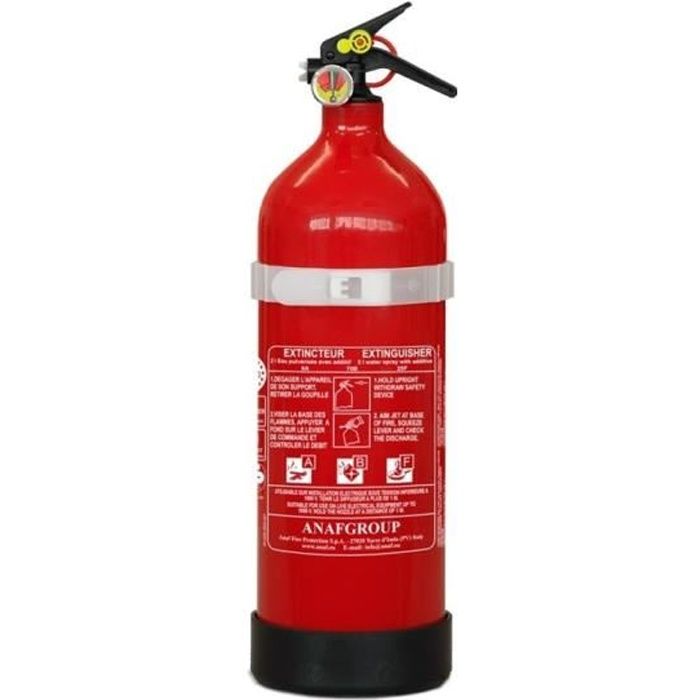 Extincteur spécial habitation antirouille type ABF NF & MED - 2 litres Ref: FS2Y