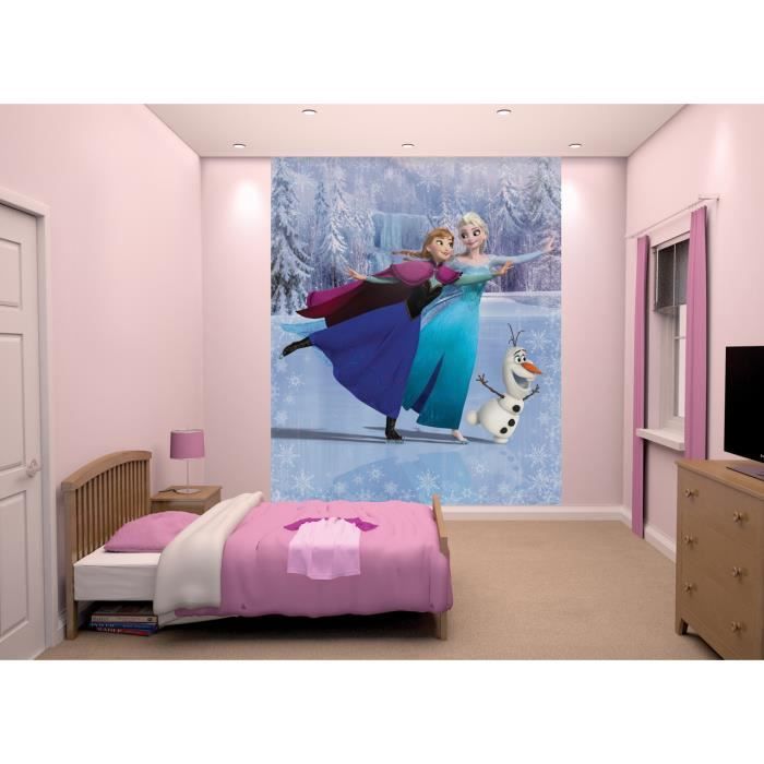 Poster Mural Reine Des Neiges Frozen 305 Cm X 244 Cm Achat Vente Affiche Poster Cdiscount
