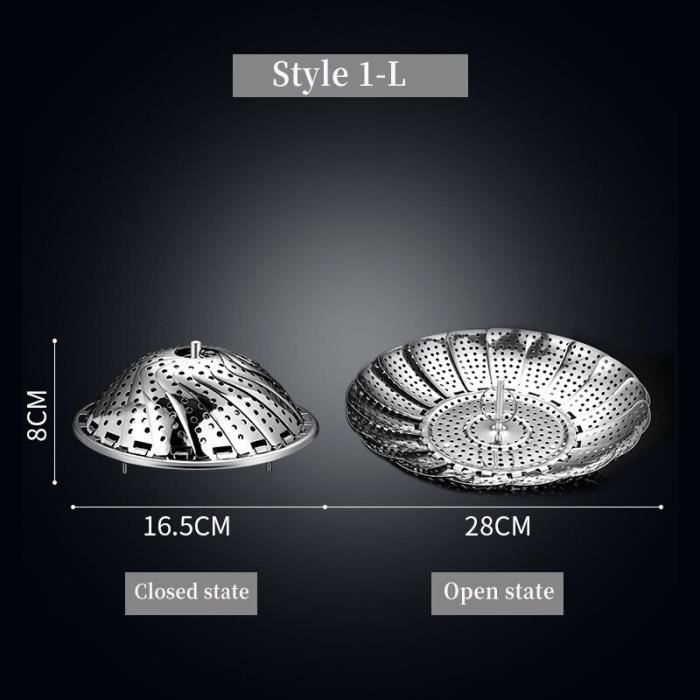 Passoire Pour Cuit Vapeur, Bol à œufs à La Vapeur En Acier Inoxydable, Séparateur De Cuiseur à Vapeur, Marmite à Vapeur Pour Légumes à La Vapeur, Panier à Vapeur De Légumes Pour