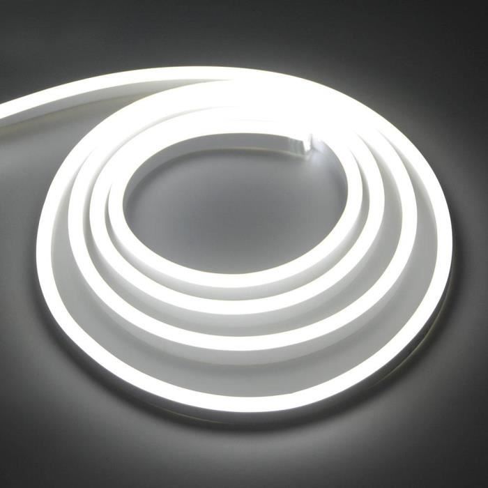 1m - Bande lumineuse LED en néon, Flexible, éclairage miroir pour