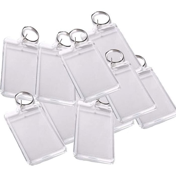 Porte-clés Acrylique « MD » BABY-MONSTER – Design Coloré – Boucle Métal Doré – Environ 5 Cm - 11