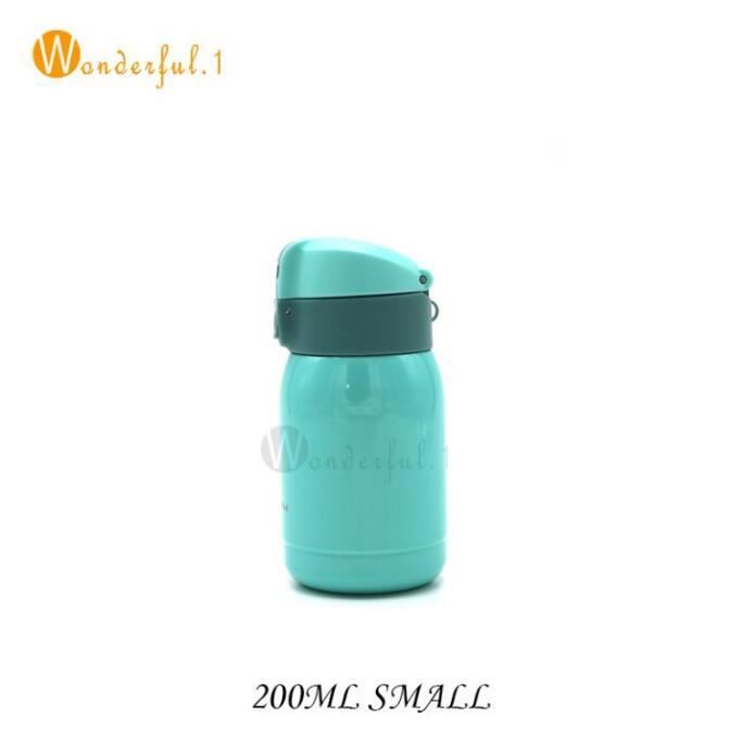 Gourde - Bouteille isotherme,200 ML Mini Thermos café flacon à vide en  acier inoxydable boisson bouteille d'eau - Type Blue - 200ML - Cdiscount  Sport