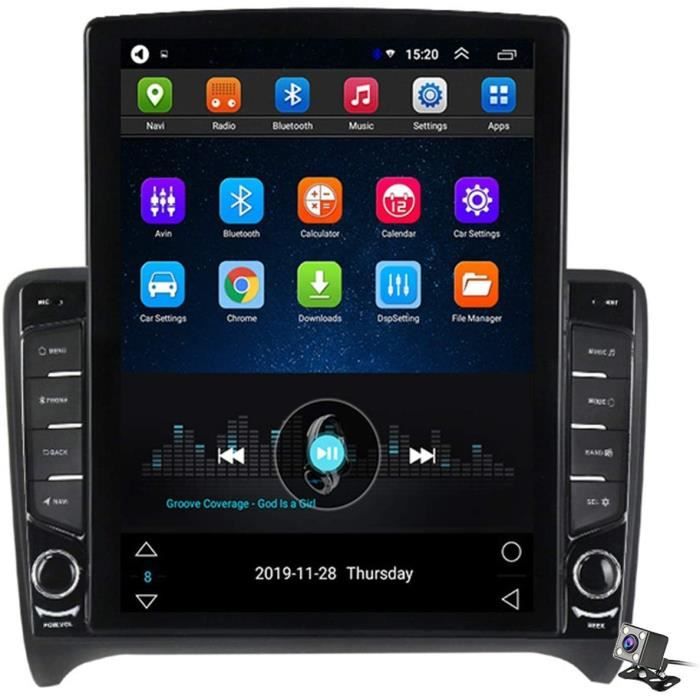 QBWZ Autoradio stro Android 90 pour Audi TT MK2 8J 20062012 Navigation GPS 97 Pouces Unit