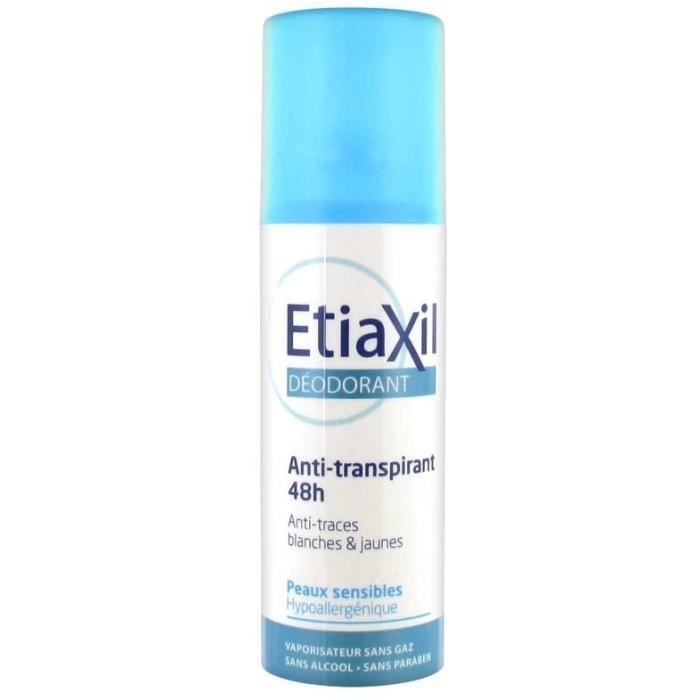 Etiaxil Déodorant AntiTranspirant 48h Spray 100 ml 27159 Cdiscount