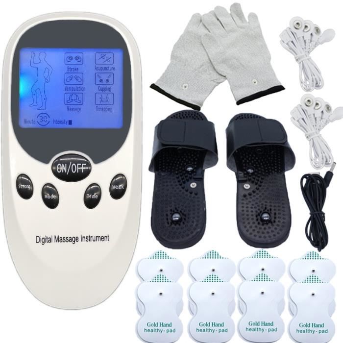 EMS Électrodes de physiothérapie stimulateur plaques massage (Neu und