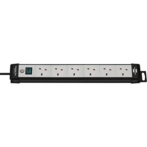 Bloc multiprise - BRENNENSTUHL - Ligne Premium - 6 prises - 3m - Interrupteur