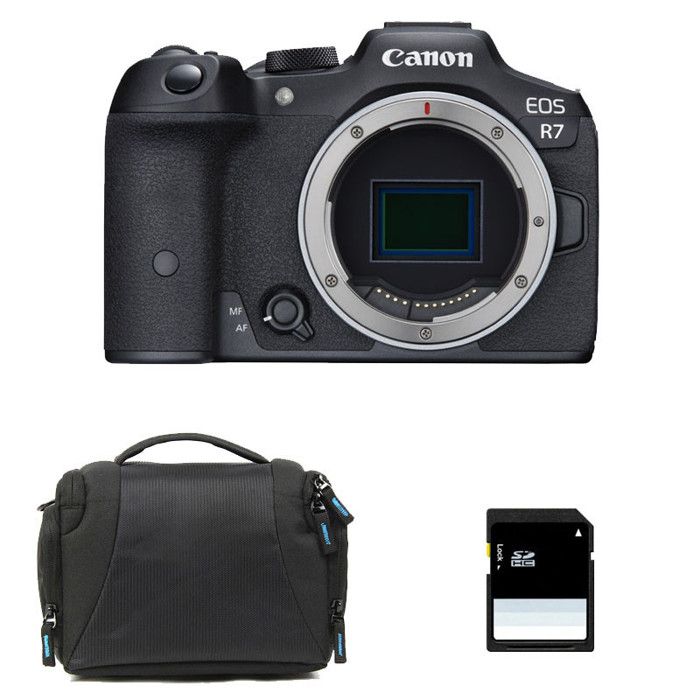 CANON EOS R7 Nu + Sac + Carte SD 8 Go Neuf - vue 6