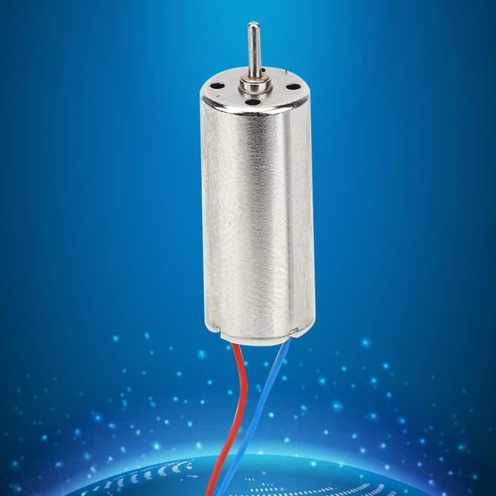 Dioche - Moteur Drone 8.5x20mm - 2 Pièces - 3~5V - 0,15A - 50 000 Tr/min - Cœur Creux - Pour Quadrirotor