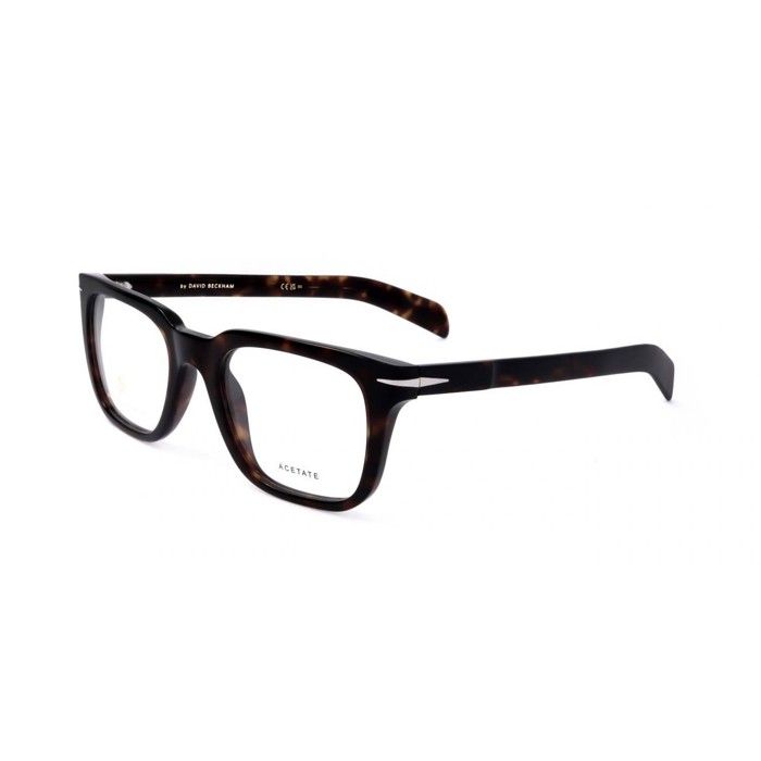 Lunettes De Vue David Beckham DB 1086 - Monture Noir & Or 48mm - Homme - Neuf Avec Étiquettes