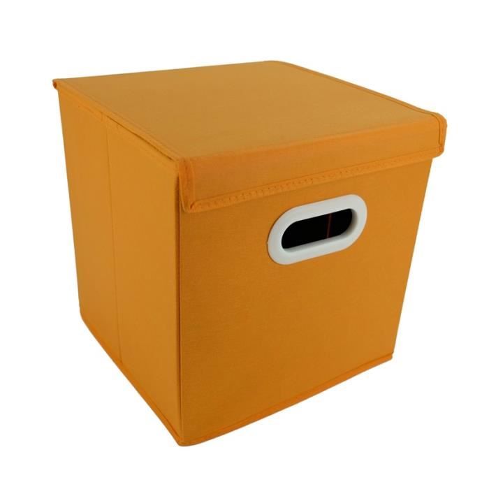 duokon cubes de rangement en tissu pliables organisateurs de tissu pliables, boîte de rangement pliante empilable meuble casier