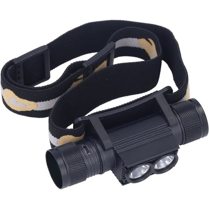 Acrhkoor Lampe Frontale LED Rechargeable, Torche Frontale Puissante Étanche With 9 Modes D'Éclairage Réglable Lampes Frontales Convient Aux Enfants Et Aux Adultes Pêche, Camping, Cyclisme