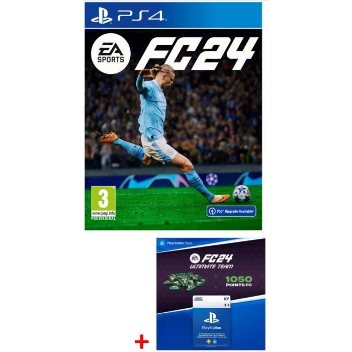 EA SPORTS FC 24 PS4 + 1050 Points (code téléchargement)
