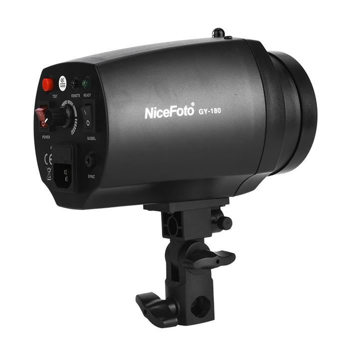 MOO Nicefoto Gy180 Lumière De Flash De Photo Stroboscope De Studio De