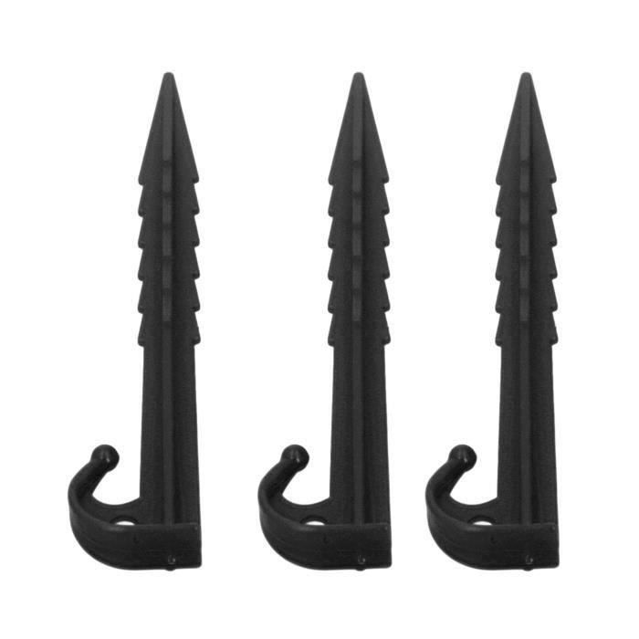 ZAMETTER Lot De 2 Piquets De Tente Fibre De Verre Pliables 3,1m à 4,75m - Barres De Support Camping Solides Pour Tentes 1 à 8 Personnes Poteaux Tente Pliables 340 Cm