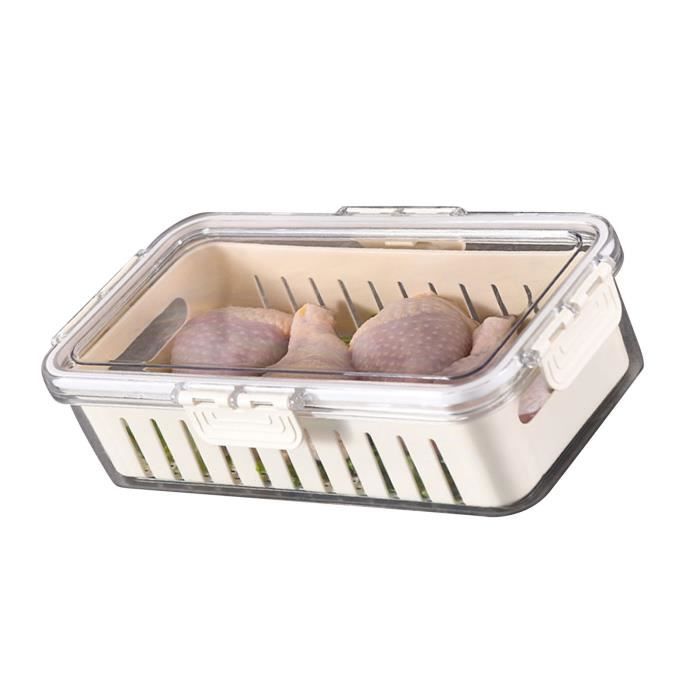 4 Boîtes De Conservation En Silicone Pour Fruits Et Légumes - Hermétiques, Réutilisables - Couleurs Vert, Marron, Rouge, Jaune - 13