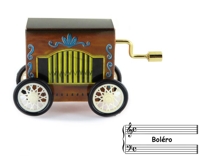 Boîte à Musique En Bois 'Bolero' De Ravel - Personnalisable, Fabriquée En France - Marque Breizh Licence