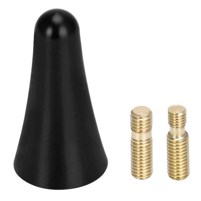 Antenne De Voiture Courte Universelle 4 Cm - Alliage D'aluminium, Imperméable - Améliore La Réception FM/DAB - Compatible Avec La Plupart Des Véhicules - Facile à Installer