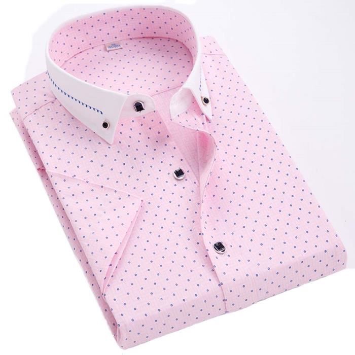 Comment porter une chemise de ville á pois rose (1 tenues et looks) |  Lookastic France