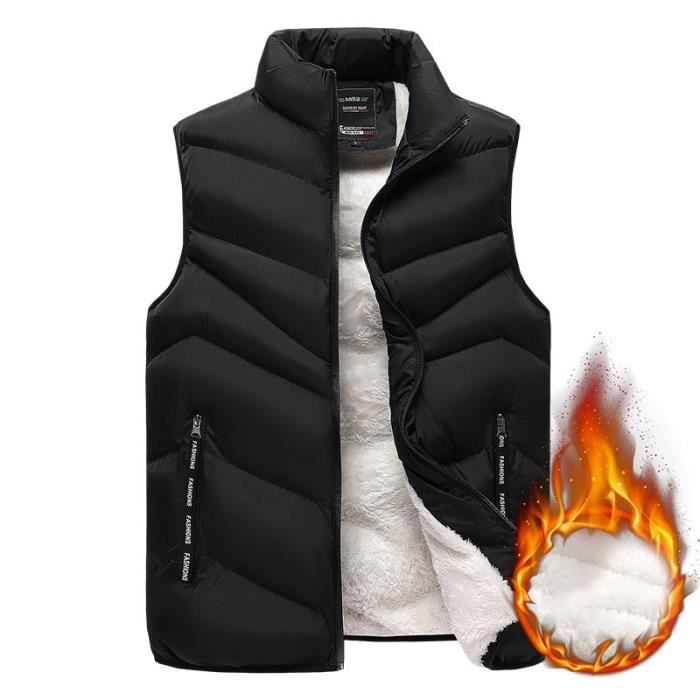 Doudoune chaude sans manche homme on sale
