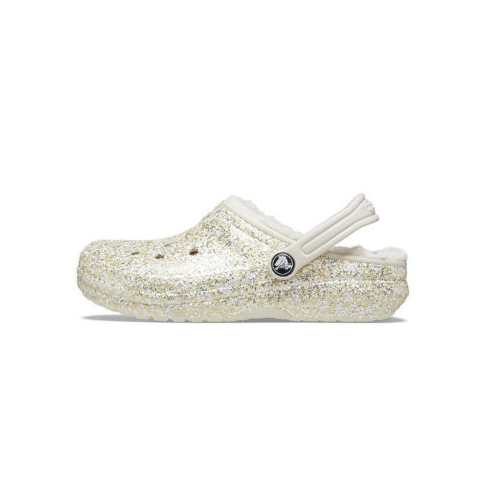 Sabots doubl s paillettes enfant Crocs Classic Stucco