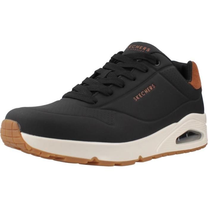Skechers Sport > Zapatillas Hombre Modèle Chaussure Skechers Modèle Uno - Suited On Air - Coleur Noir