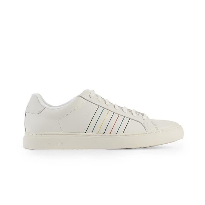 PAUL SMITH HOMME M2SREX09AMLUX01 BLANC CUIR BASKETS Blanc - Achat / Vente  basket - Soldes sur Cdiscount dès le 20 janvier ! Cdiscount