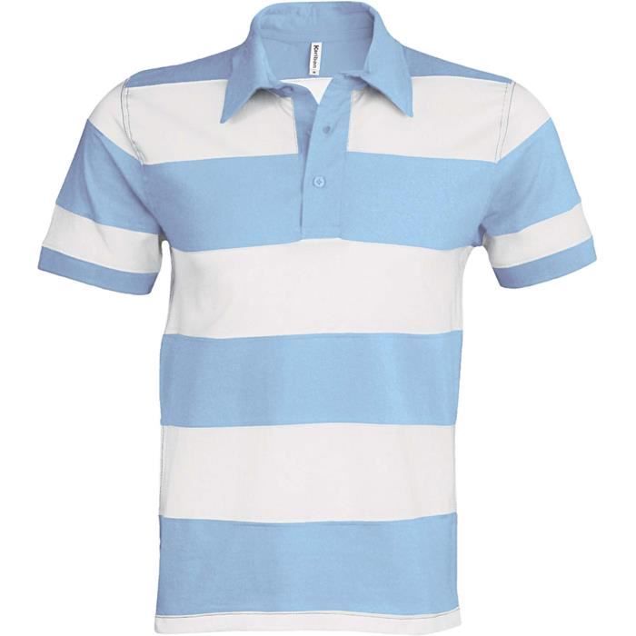 Serge Blanco Polos manches courtes Maillot de rugby manches longues en