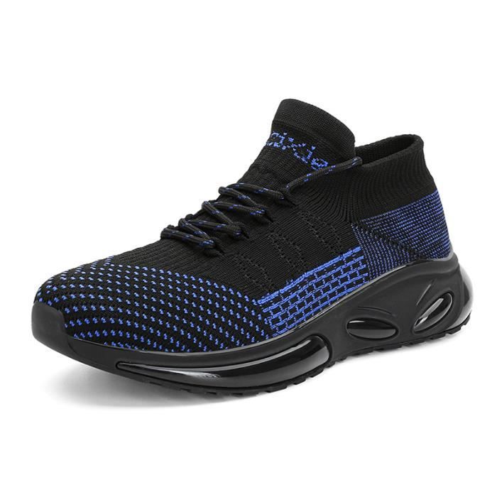 Chaussures Homme LEOSS ORIGINAL - Baskets En Cuir Sport Décontracté - Antidérapant, Résistant - Couleurs : Bleu Marine, Camel, Noir - Idéal Noël, Quotidien - 5