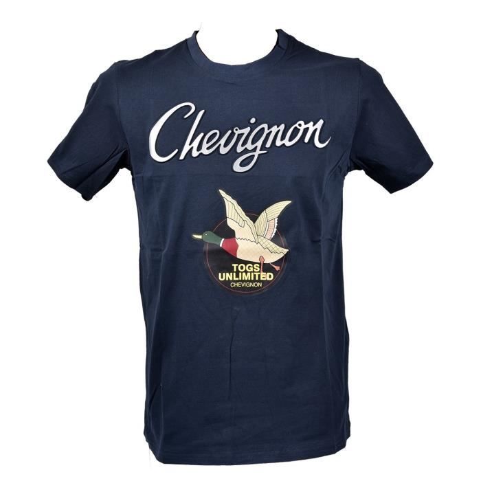 T shirt homme CHEVIGNON Couleurs TILOU Marine Tilou marine