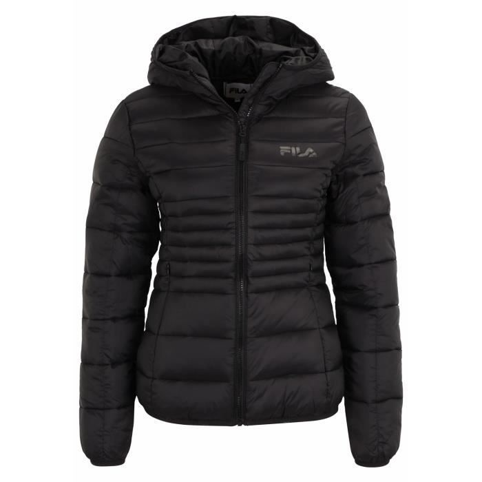 Doudoune l g re femme Fila Squille Noir Imperm able Taille M