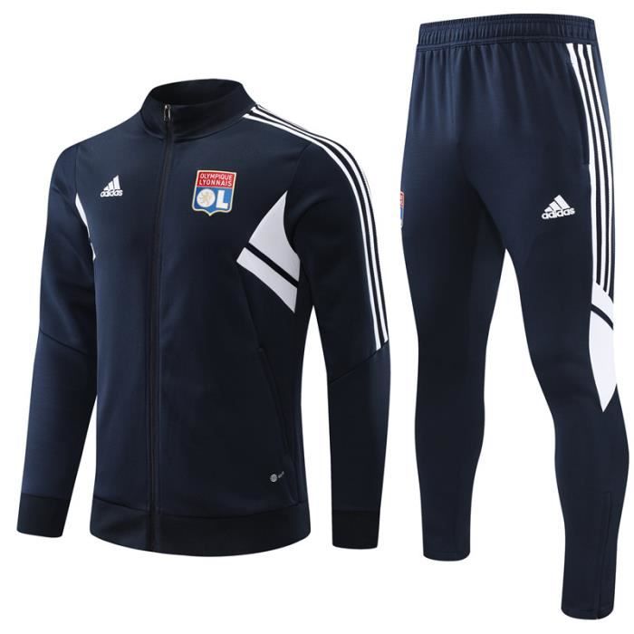 Ensemble Surv tement de Foot OL LYONx Veste Zipp e V tements