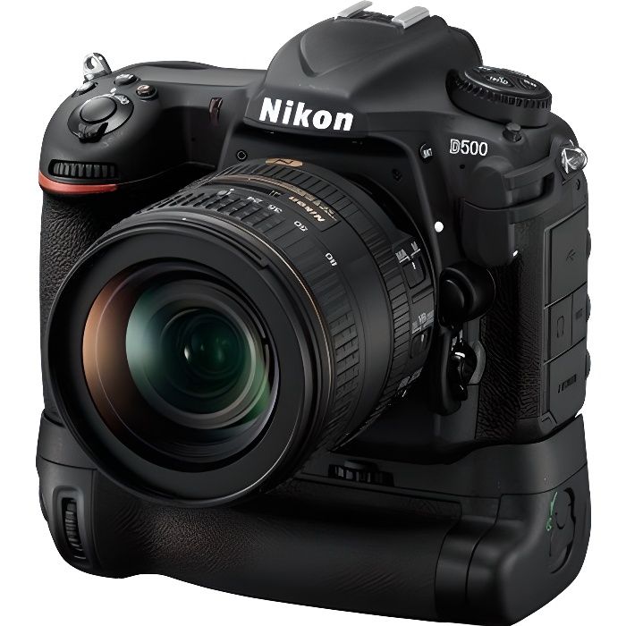 Meike Poignée d'alimentation pour Nikon D500 Remplace Le Nikon MB-D17 avec Batterie EN-EL15 1600 mAh 