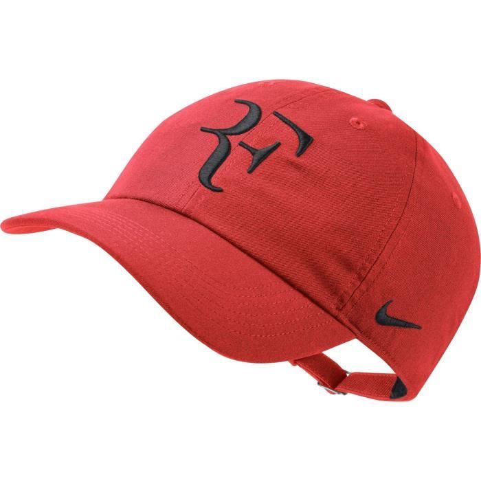 casquette rf rouge