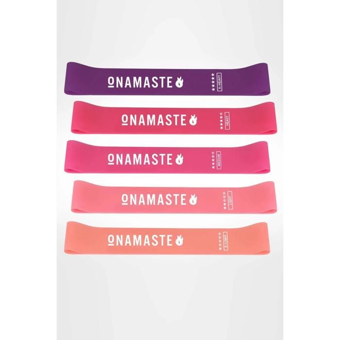 AOOSA 5 Bandes élastiques Fitness – 5 Niveaux De Force, PET, Avec Sac, Pour Yoga, Pilates, Rééducation