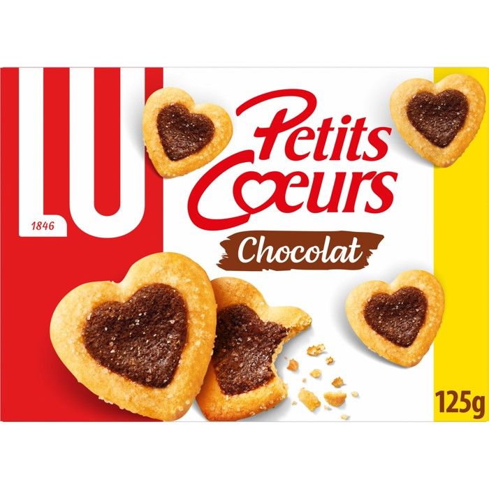 Petits Cœurs Chocolat 125g Achat Vente Biscuits Chocolat Petit