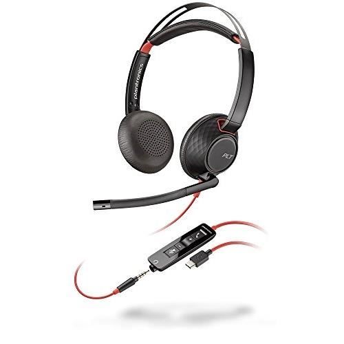 Casque POLY Blackwire 5220 – Filaire, USB Type-C, Appels/Musique - vue 4