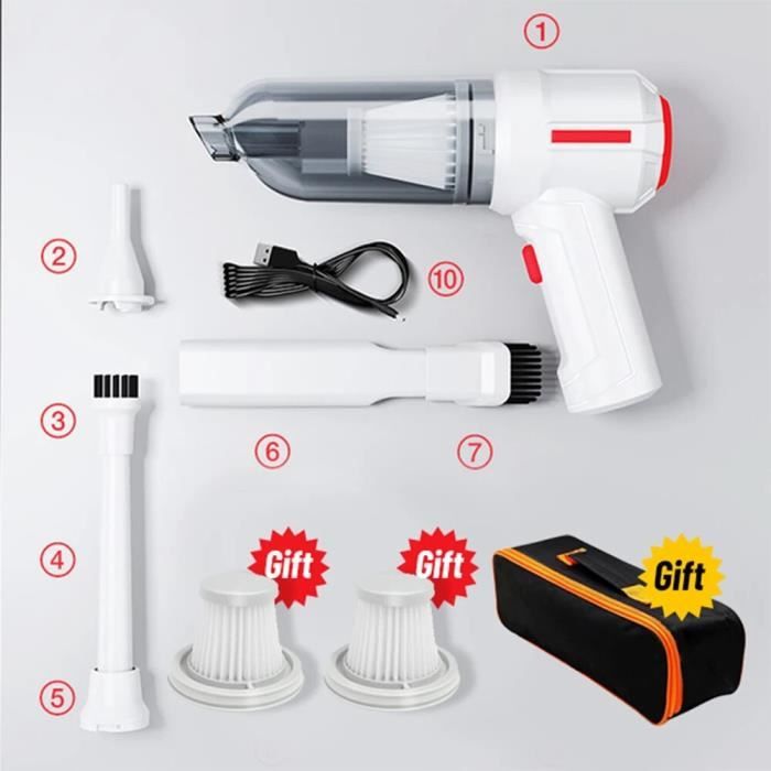 Aspirateur De Voiture Portable Sans Fil Aspirateur Balai Sans Fil Petit