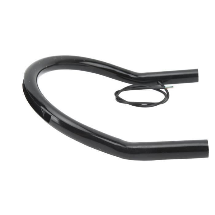 ZUO Siège de moto, selle plate de siège de café Racer Vintage en cuir PU pour Honda CG125 GN CG
