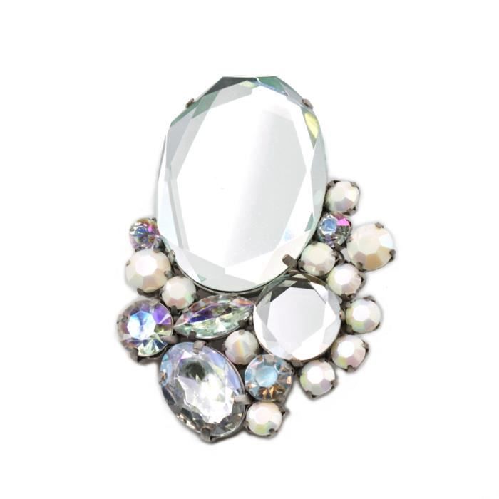 Broche Strass Blancs - Cristal, Parfait état, Occasion